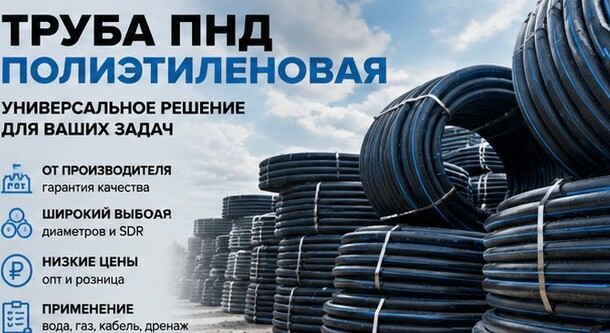 Труба ПНД полиэтиленовая: виды, применение, выбор производителя