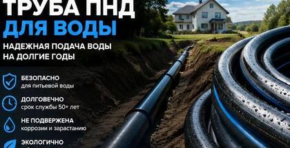 Труба ПНД для воды