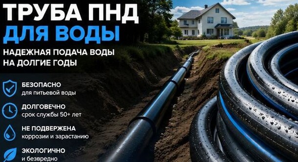 Труба ПНД для воды