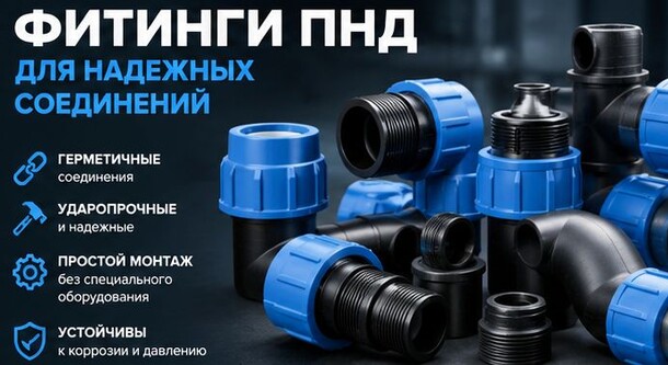 Фитинги ПНД: элементы для надежного полиэтиленового трубопровода